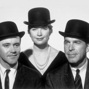 Still of Jack Lemmon Shirley MacLaine and Fred MacMurray in The Apartment 1960