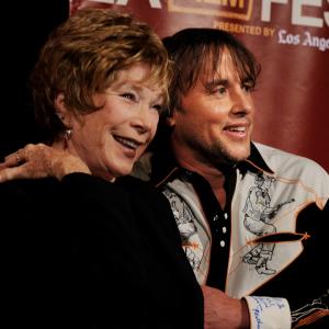 Richard Linklater and Shirley MacLaine at event of Bernie 2011