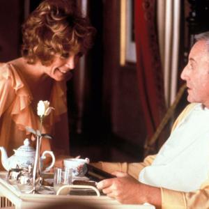 Still of Shirley MacLaine and Peter Sellers in Being There 1979