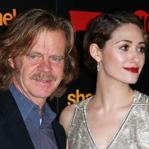 William H Macy and Emmy Rossum at event of Shameless 2011