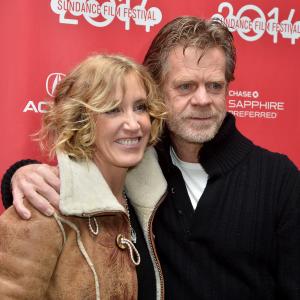 William H. Macy and Felicity Huffman at event of Rudderless (2014)