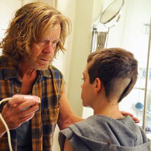 Still of William H Macy and Ethan Cutkosky in Shameless 2011