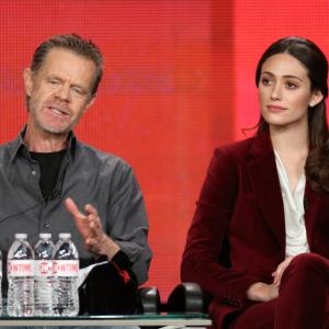 William H. Macy and Emmy Rossum at event of Shameless (2011)