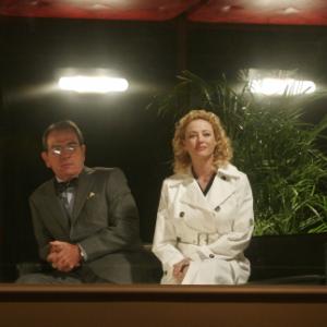 Still of Tommy Lee Jones and Virginia Madsen in A Prairie Home Companion 2006