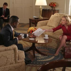 Still of Virginia Madsen and Blair Underwood in The Event (2010)