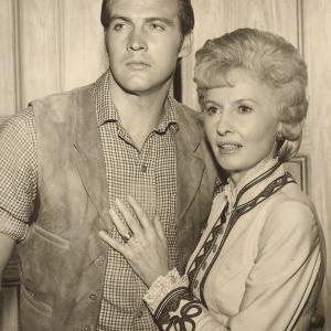 Lee Majors  Barbara Stanwyck on The Big Valley TV Series