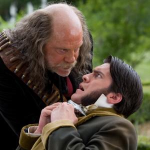 Still of John Malkovich and Wes Bentley in Jonah Hex 2010