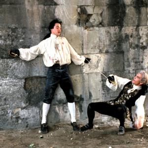 Still of Keanu Reeves and John Malkovich in Dangerous Liaisons 1988