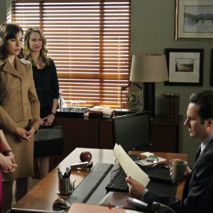 Still of Julianna Margulies, Mamie Gummer, Josh Hamilton and Anna Camp in The Good Wife (2009)