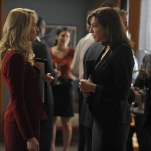 Still of Julianna Margulies and Anna Camp in The Good Wife (2009)