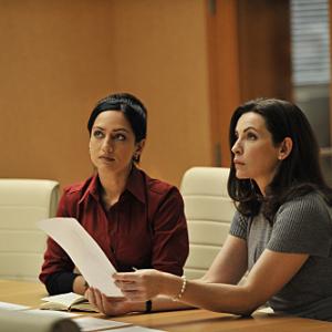 Still of Julianna Margulies and Archie Panjabi in The Good Wife 2009