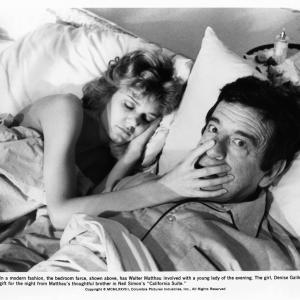 Still of Walter Matthau and Denise Galik in California Suite 1978