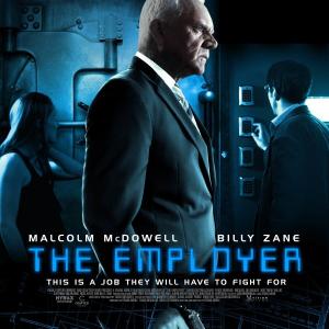 Malcolm McDowell, Paige Howard and David Dastmalchian in The Employer (2013)