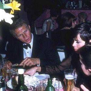 Steve McQueen with wife Neile at the Academy Awards