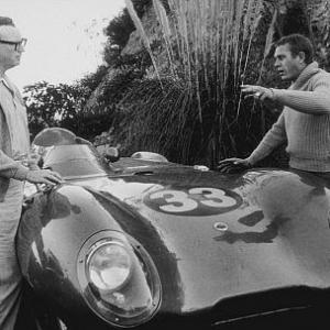 Steve McQueen with his Lotus