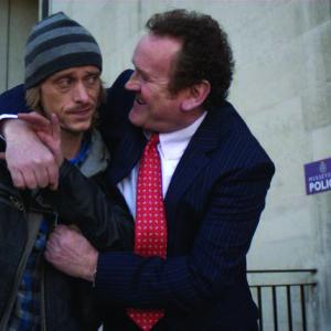 Colm Meaney and Mackenzie Crook in Three and Out (2008)