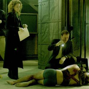 Still of Dina Meyer and Donnie Wahlberg in Saw II (2005)