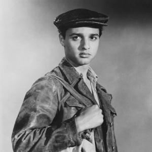 Sal Mineo during the making of Exodus