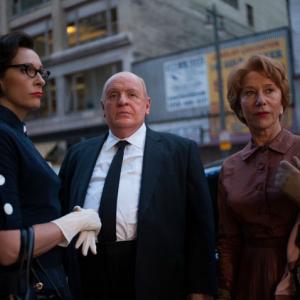 Still of Anthony Hopkins, Helen Mirren and Toni Collette in Hickokas (2012)
