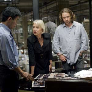 Still of Russell Crowe, Helen Mirren and Stephen Parks in Tikroji padetis (2009)