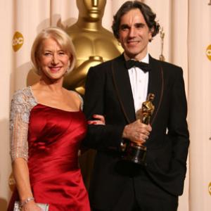 Daniel DayLewis and Helen Mirren at event of The 80th Annual Academy Awards 2008