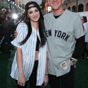 Matthew Modine and Ruby Modine at event of Million Dollar Arm 2014