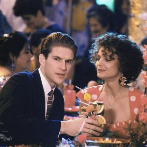 Still of Michelle Pfeiffer and Matthew Modine in Married to the Mob 1988