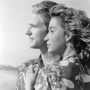 Still of Jennifer Grey and Matthew Modine in Wind 1992