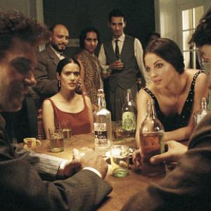 Still of Antonio Banderas, Salma Hayek, Ashley Judd and Alfred Molina in Frida (2002)