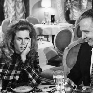 Still of Elizabeth Montgomery and Herb Voland in Bewitched 1964
