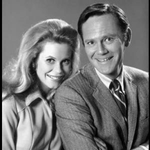 Bewitched Elizabeth Montgomery and Dick Sargent c 1969 ABC