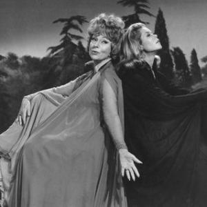 Bewitched Agnes Moorehead and Elizabeth Montgomery circa 1967