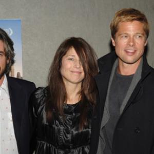 Brad Pitt Dermot Mulroney and Catherine Keener at event of God Grew Tired of Us The Story of Lost Boys of Sudan 2006
