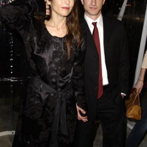 Dermot Mulroney and Catherine Keener at event of About Schmidt (2002)