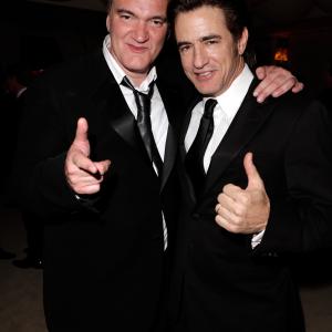 Quentin Tarantino and Dermot Mulroney
