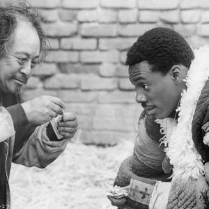 Still of Eddie Murphy and Victor Wong in The Golden Child 1986
