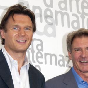 Harrison Ford and Liam Neeson at event of K19 The Widowmaker 2002