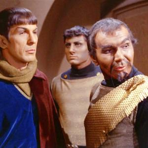 Still of Leonard Nimoy and John Colicos in Star Trek 1966