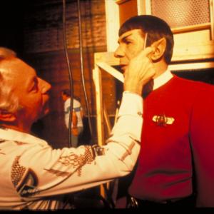 Still of Leonard Nimoy in Star Trek The Wrath of Khan 1982