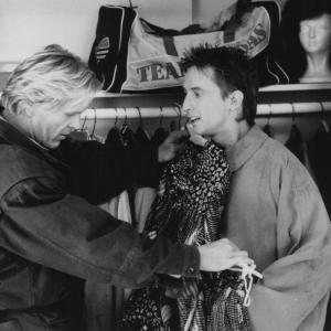 Still of Nick Nolte and Martin Short in Three Fugitives (1989)
