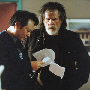 Ang Lee and Nick Nolte in Hulk 2003