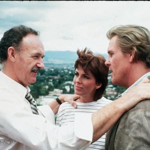 Still of Gene Hackman, Nick Nolte and Joanna Cassidy in Under Fire (1983)