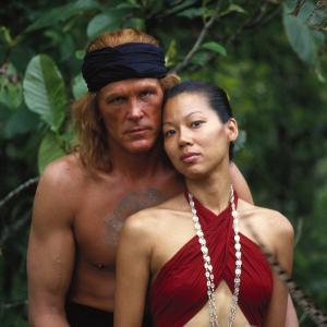 Still of Nick Nolte and Marilyn Tokuda in Farewell to the King 1989