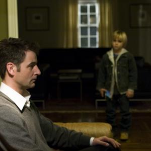 Still of Jeremy Northam and Jackson Bond in The Invasion 2007