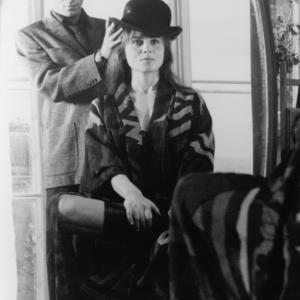 Still of Daniel DayLewis and Lena Olin in The Unbearable Lightness of Being 1988