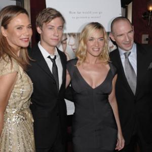 Ralph Fiennes Lena Olin Kate Winslet and David Kross at event of Skaitovas 2008