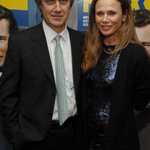 Lena Olin and Lasse Hallstrm at event of The Hoax 2006