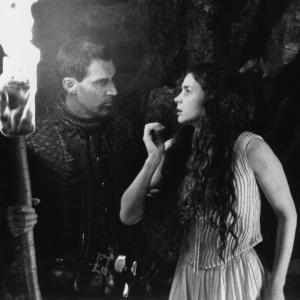 Still of Julia Ormond and Ben Cross in First Knight 1995