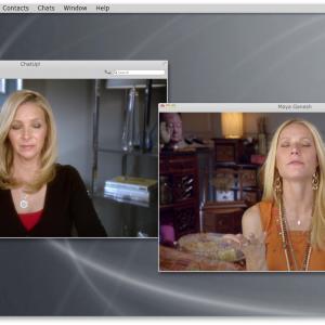 Still of Gwyneth Paltrow and Lisa Kudrow in Web Therapy 2011