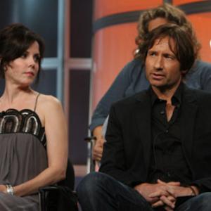 David Duchovny and MaryLouise Parker